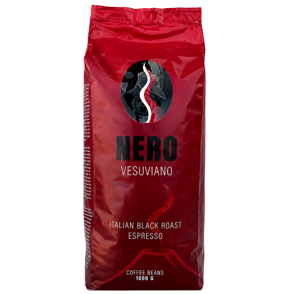 Confezione rossa Nero Vesuviano caffè in grani 1 kg