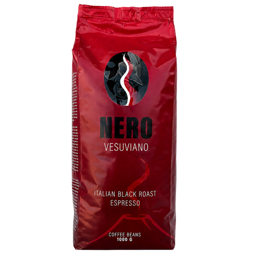 Confezione rossa Nero Vesuviano caffè in grani 1 kg